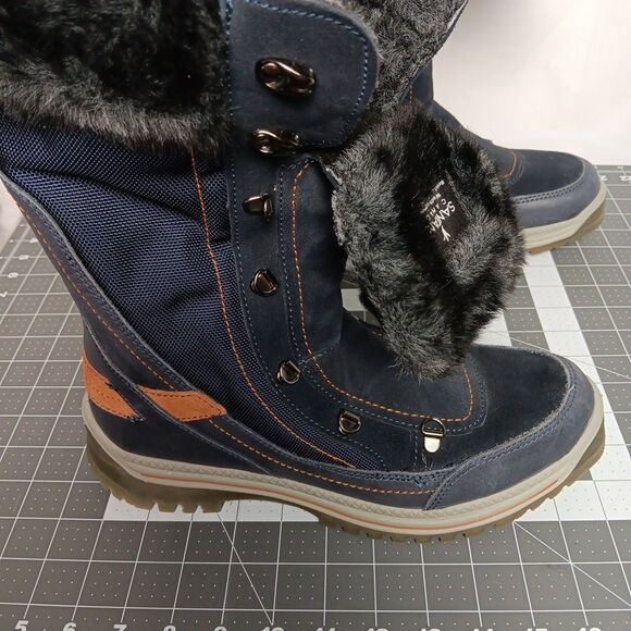 Women's Santana Canada Micah Tall Winter Boots Size 11 Weatherproof Zipper Laced - Picture 16 of 16